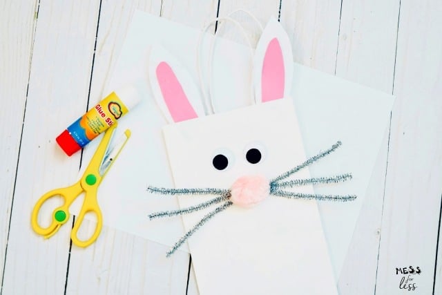 how to make an easter bunny gift bag