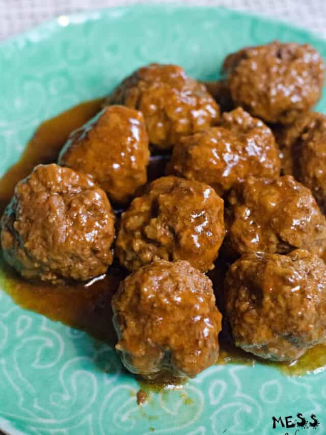 Instant Pot Meatballs with BBQ Sauce