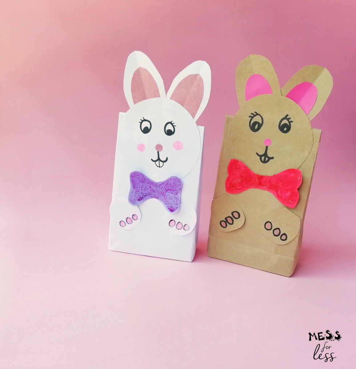 Easter Bunny paper bag Craft