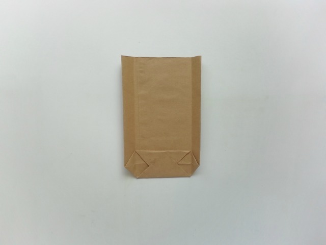 brown bag folded