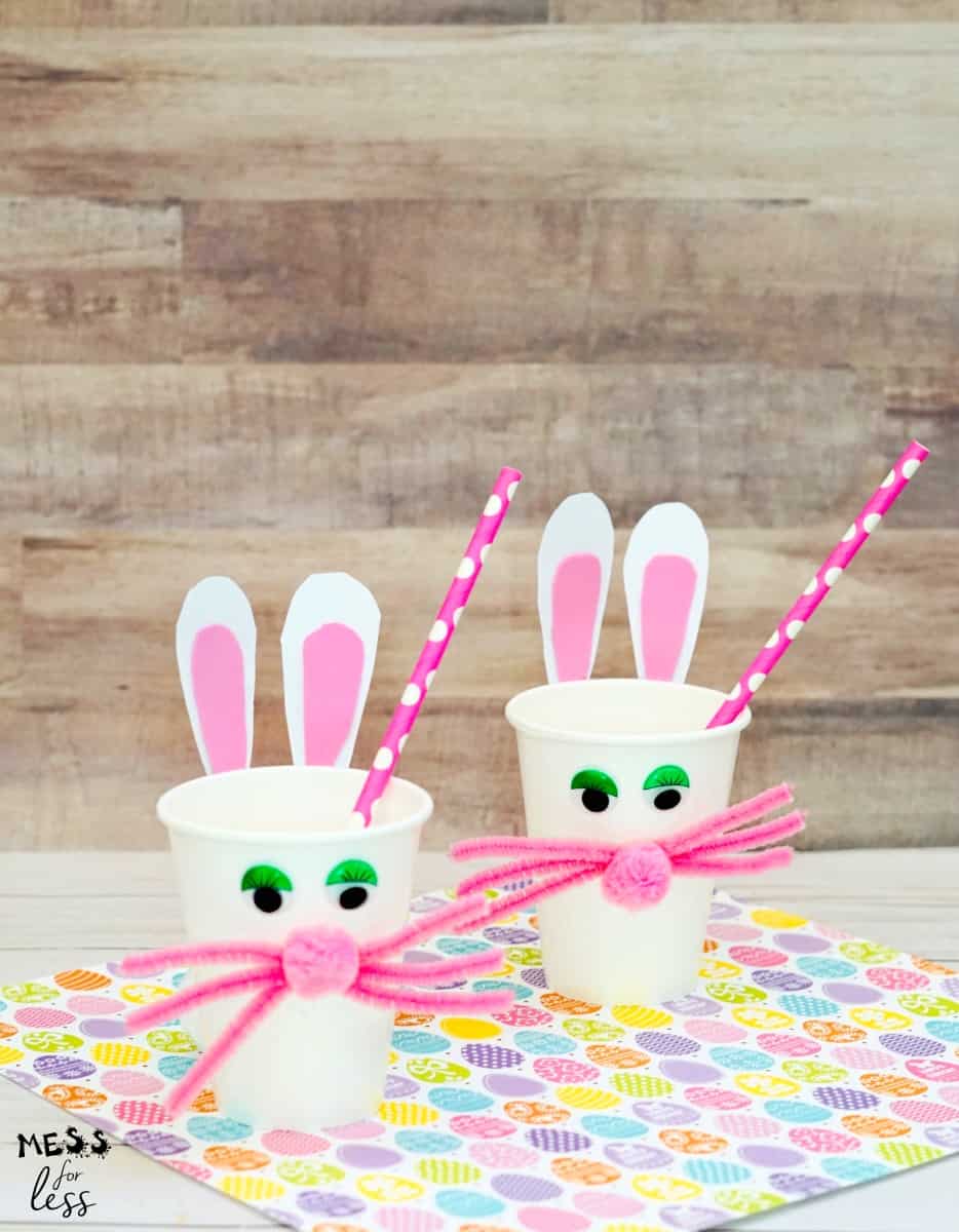 bunny cup craft