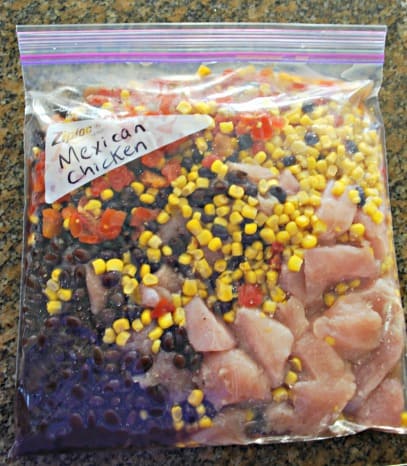 Weight Watchers Salsa Chicken Make Ahead Freezer Meal