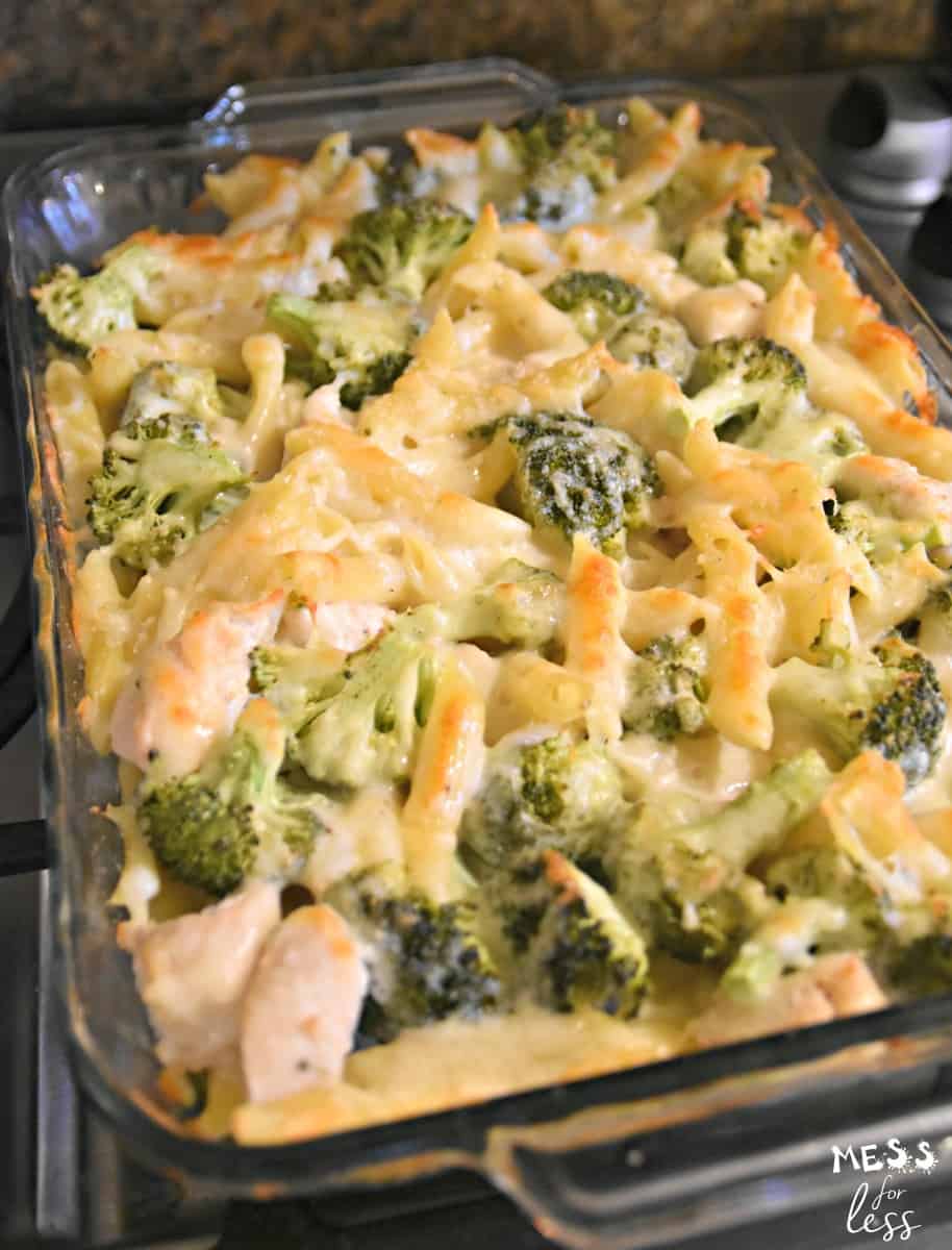 chicken broccoli alfredo bake