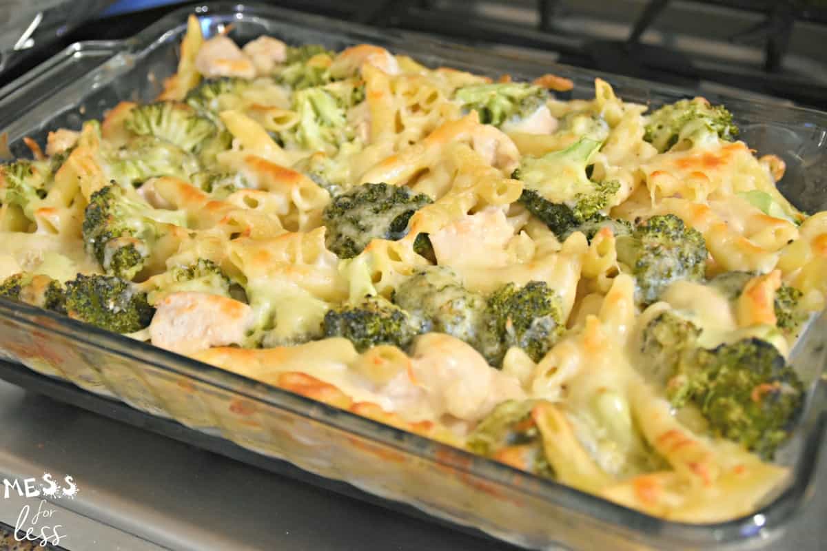 chicken broccoli alfredo bake