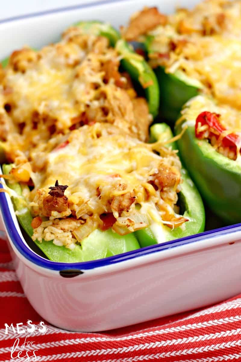 chicken stuffed peppers