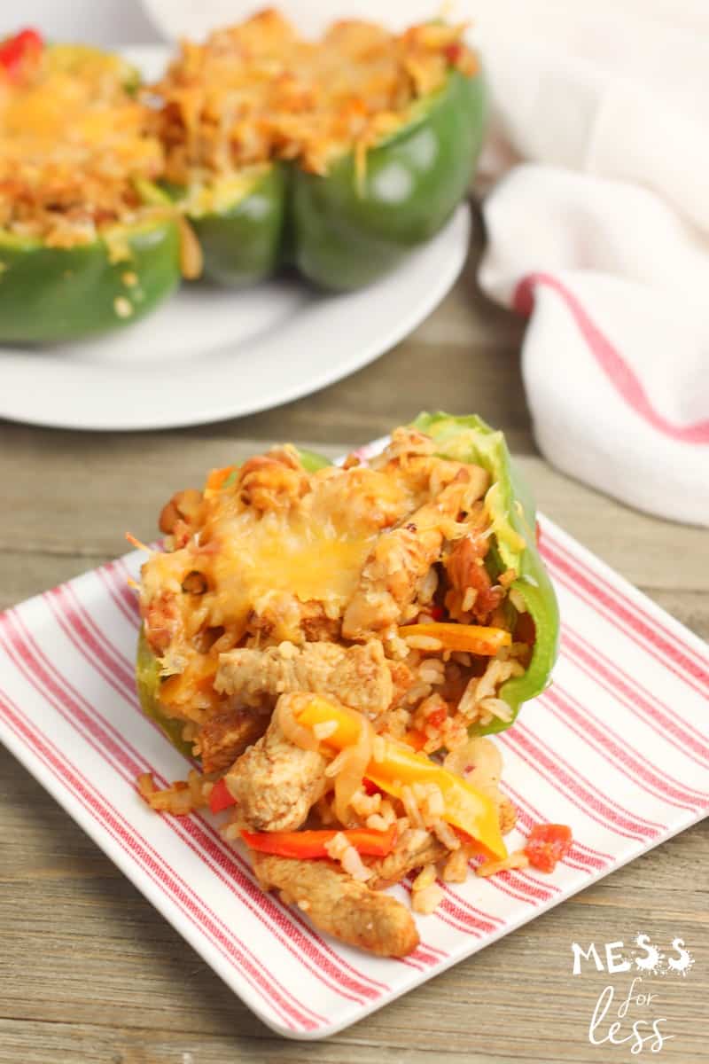 chicken stuffed peppers