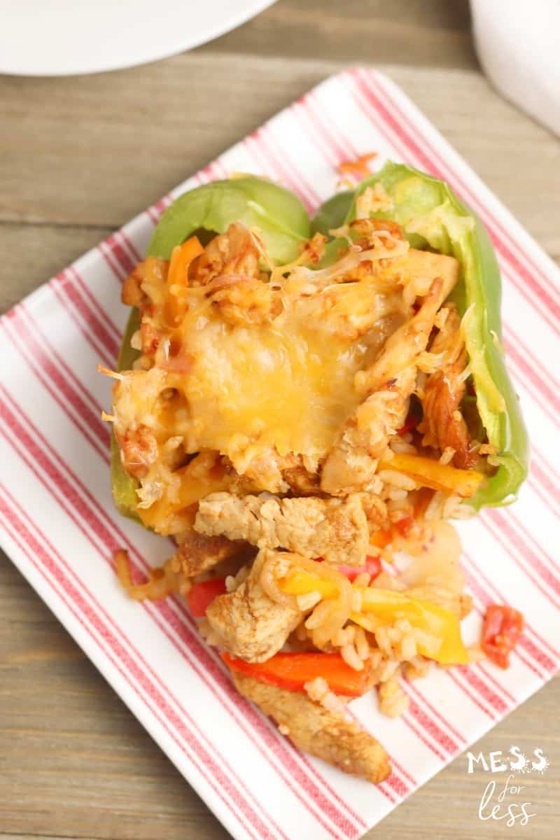 chicken stuffed peppers