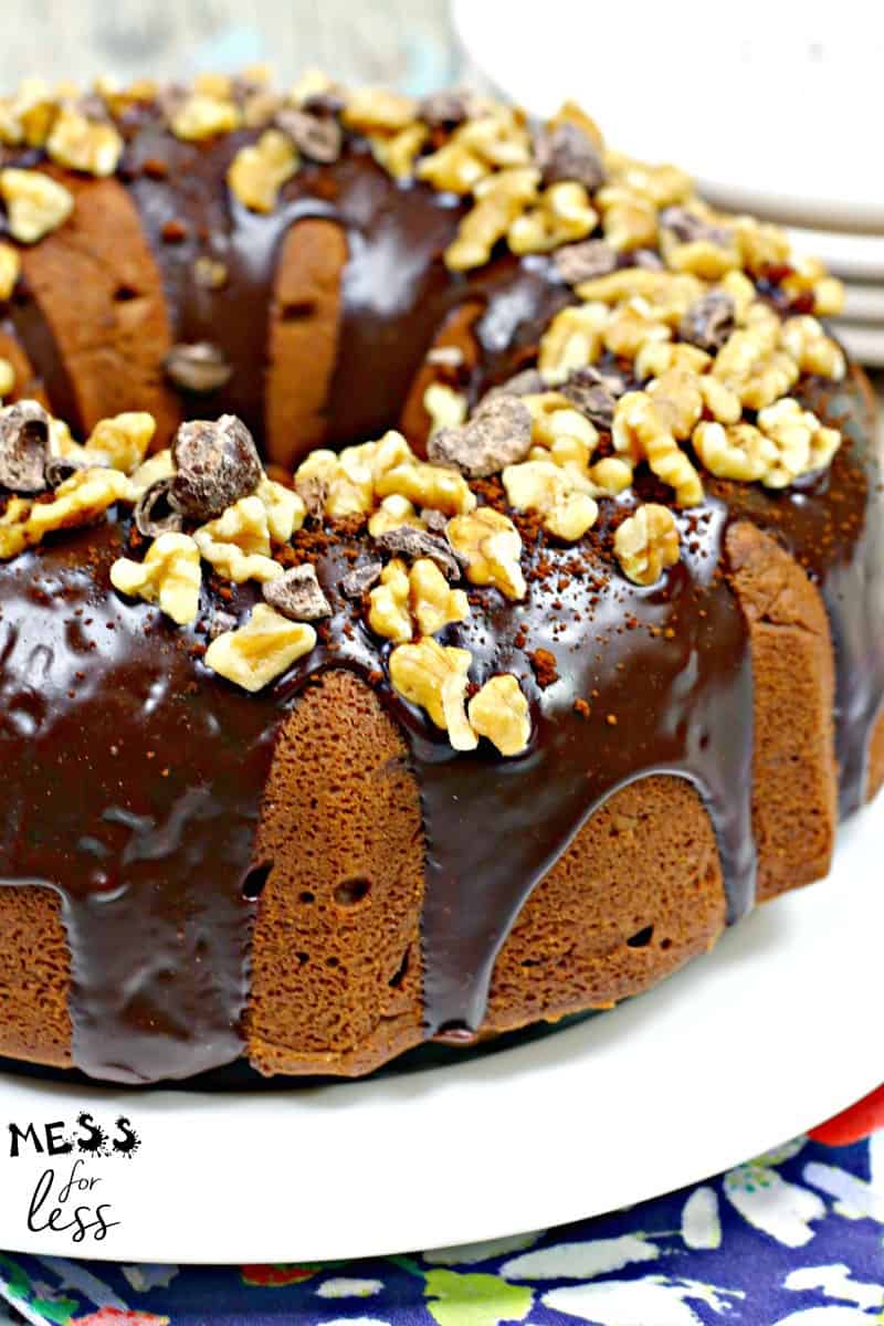 chocolate espresso bundt cake