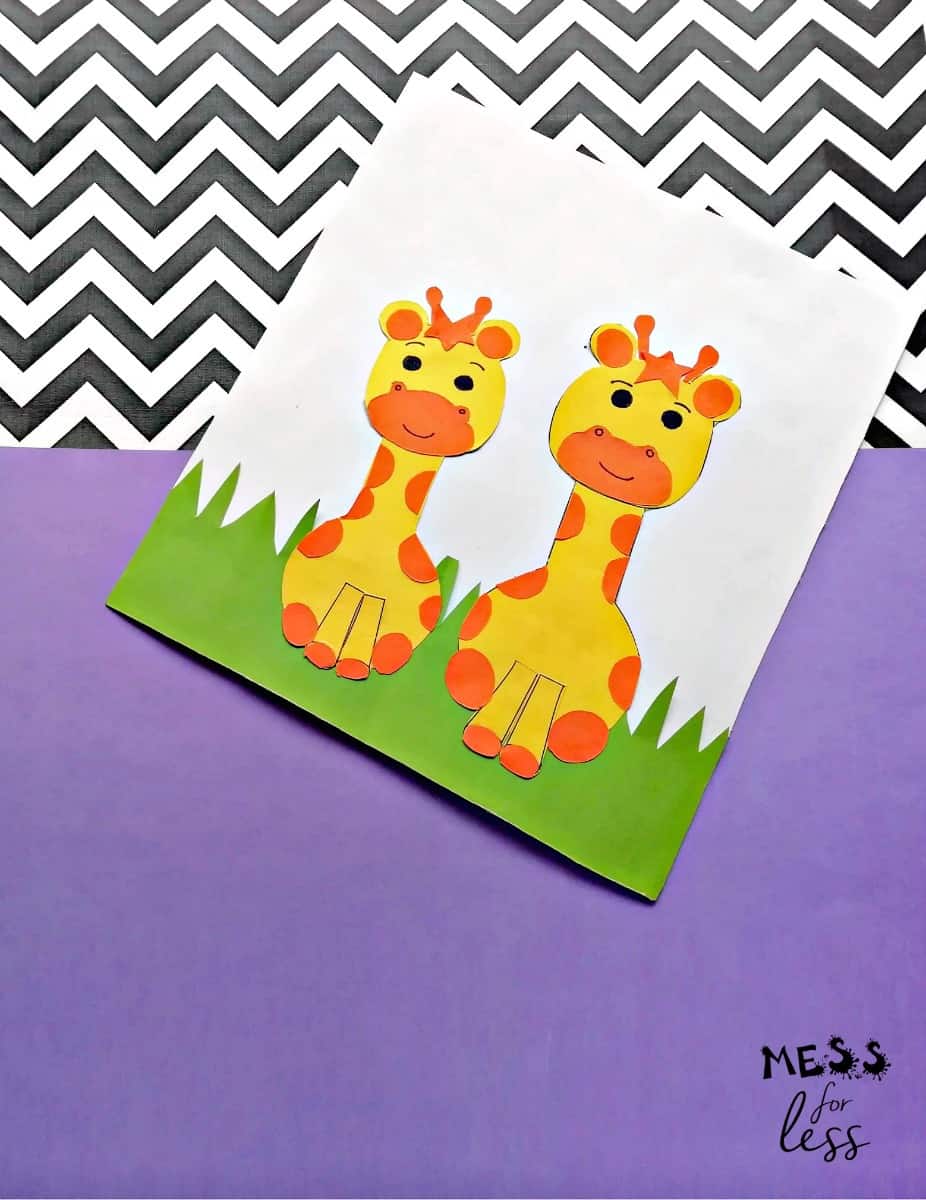 giraffe craft for kids