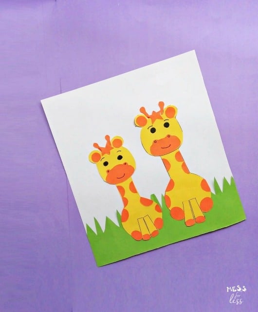 giraffe craft for kids