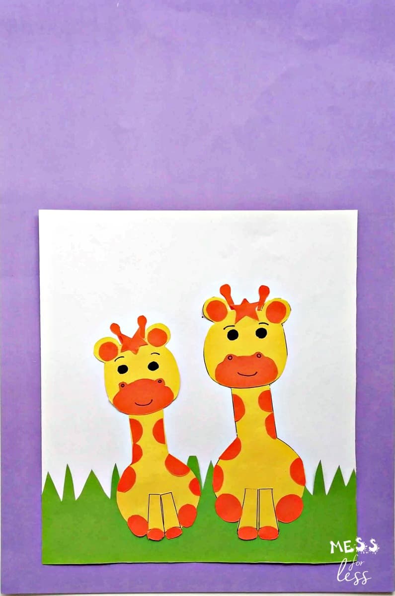 giraffe craft for kids