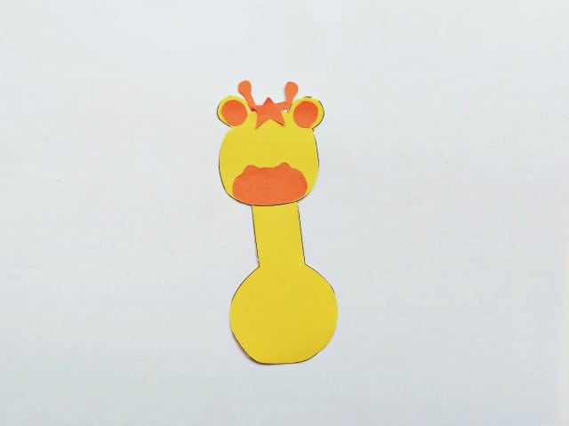 paper giraffe craft