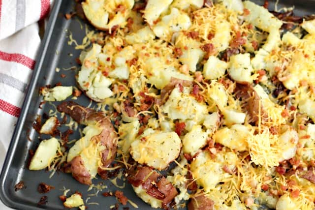 potatoes with bacon and cheese