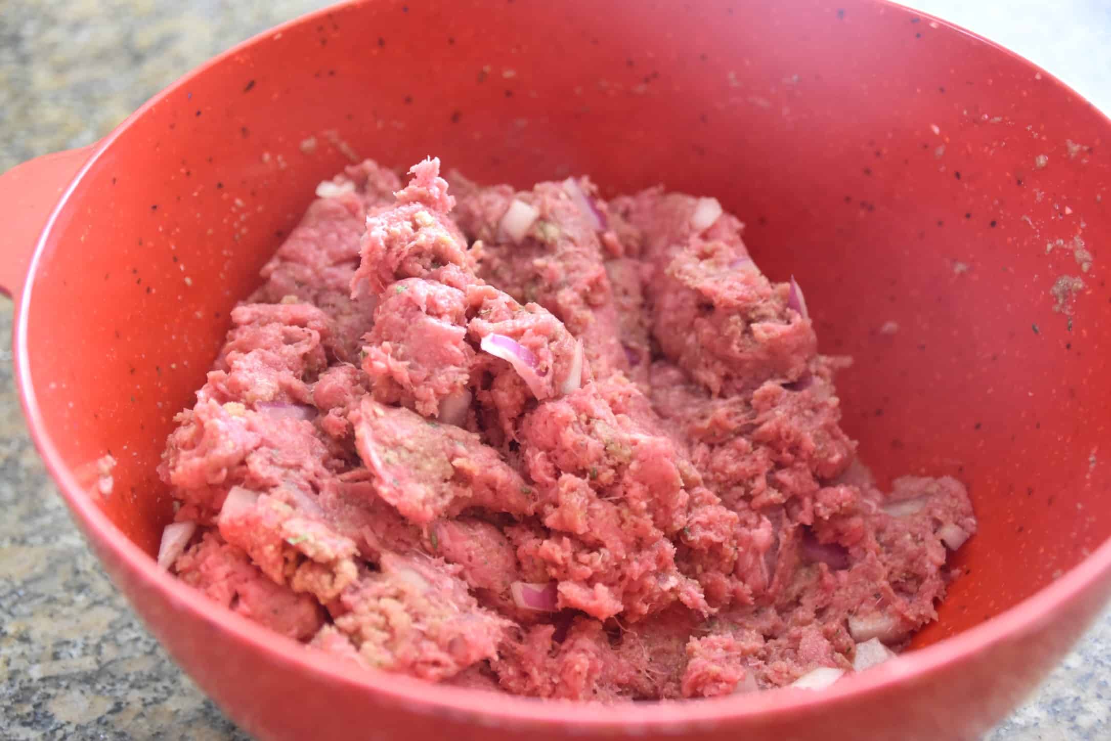 meatloaf mix in a bowl