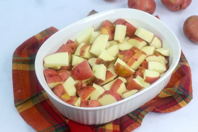 potatoes in a bowl