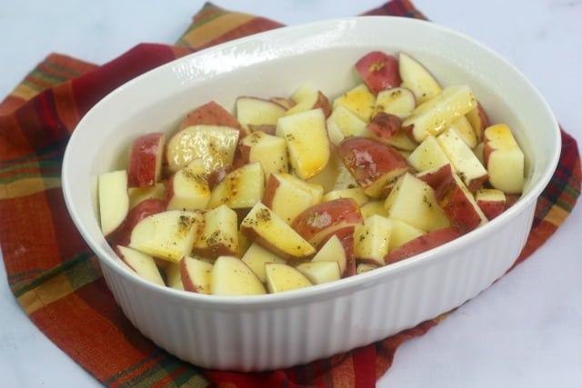 potatoes in a bowl