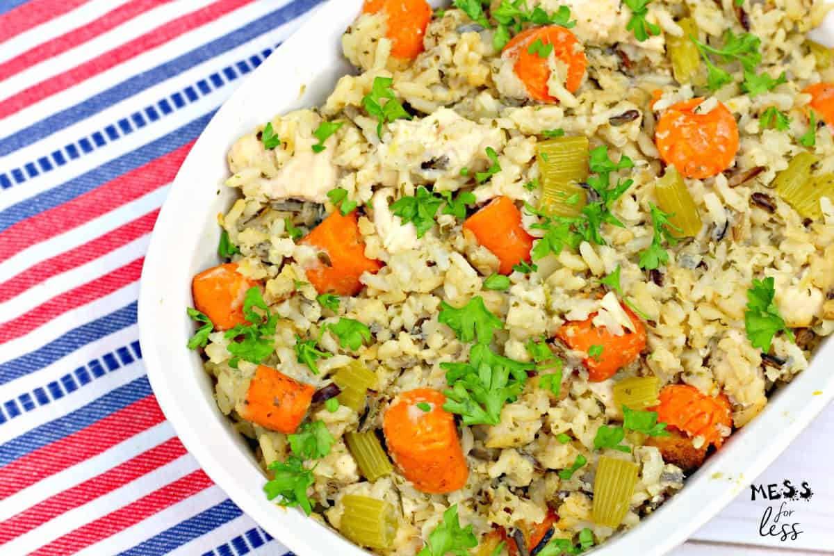 chicken and wild rice casserole