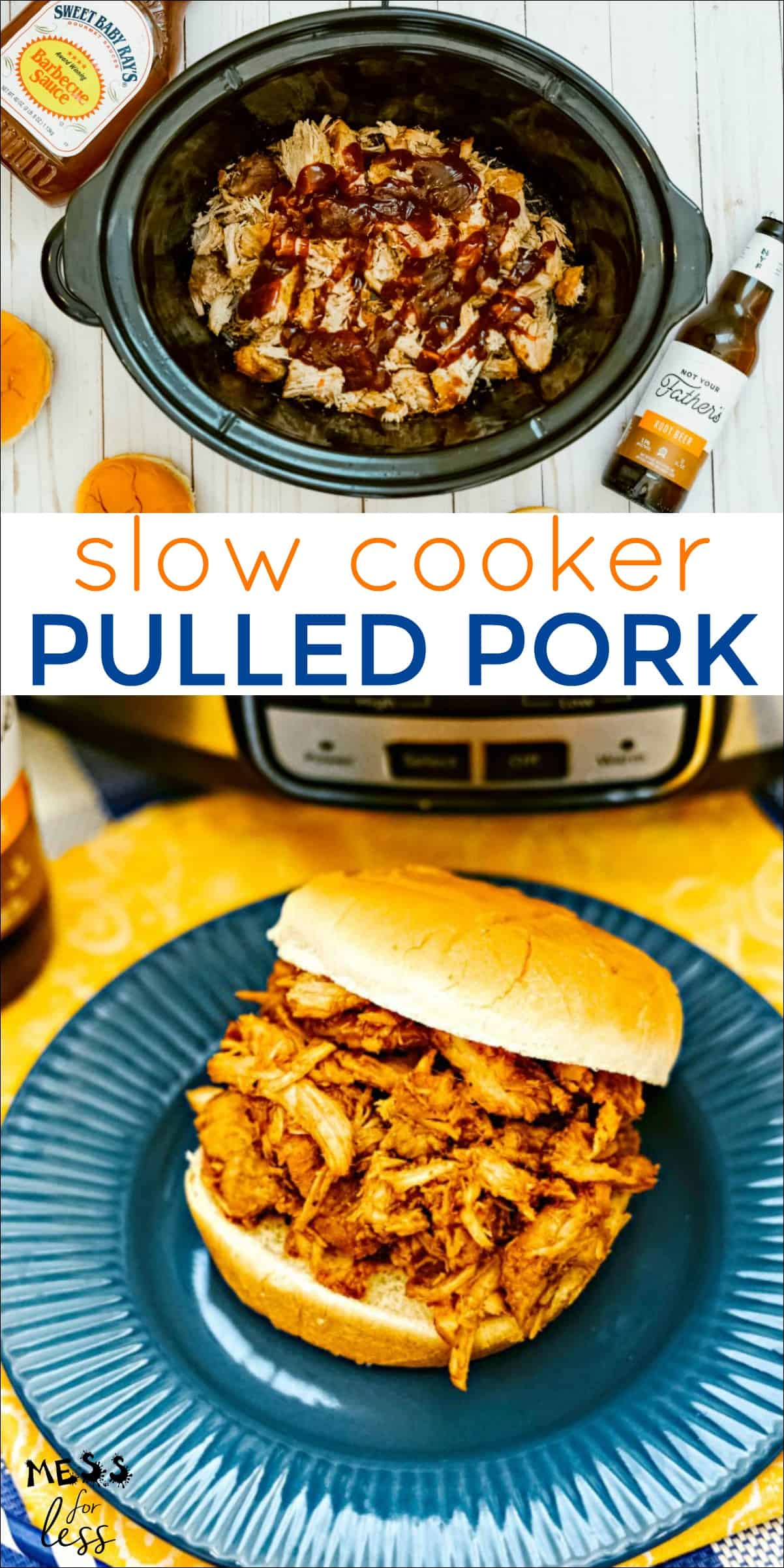 Pulled pork is a classic recipe sure to please any crowd. This is the best pulled pork recipe I have ever tried, and I've tried a LOT. This Slow Cooker Pulled Pork recipe only uses 3 ingredients so you know it's easy. 