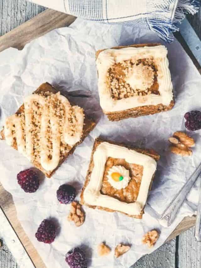 Carrot Cake Squares