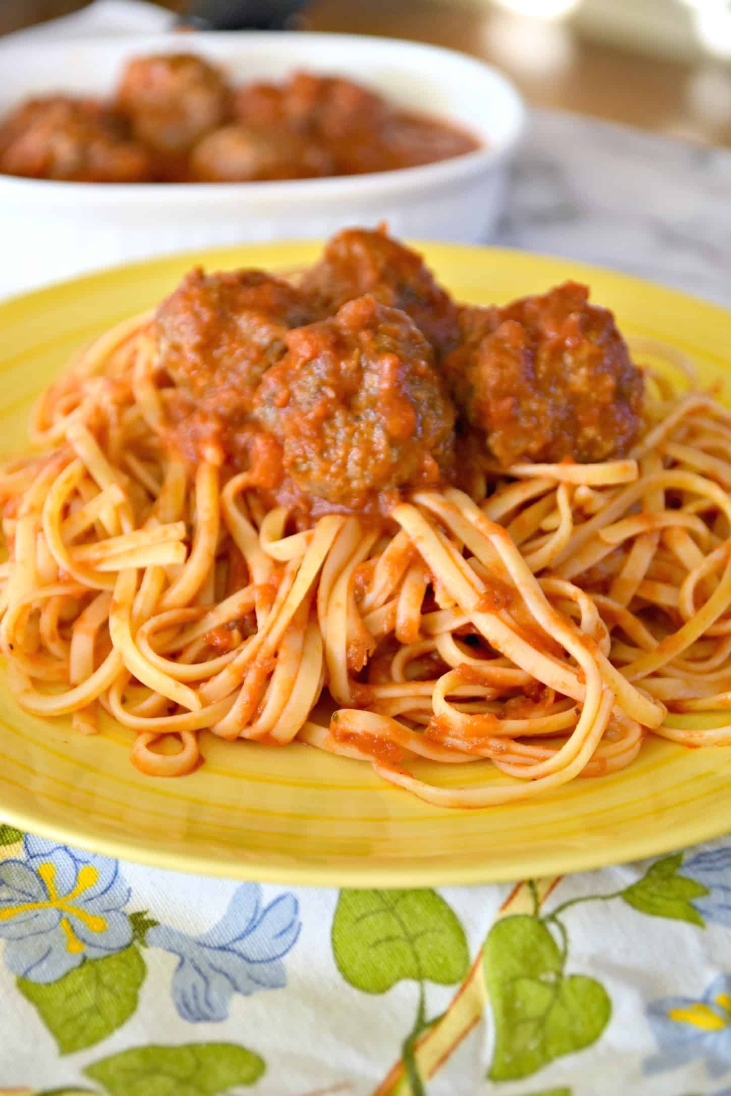 spaghetti and meatballs