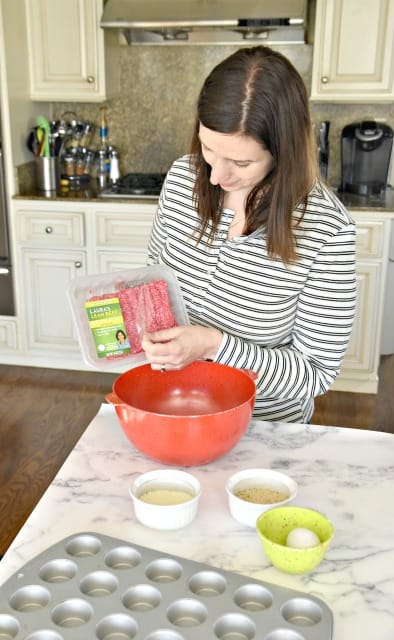 making meatballs