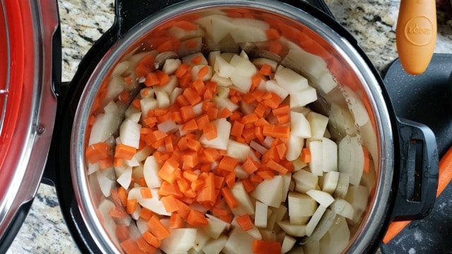 potatoes and carrots in the instant pot