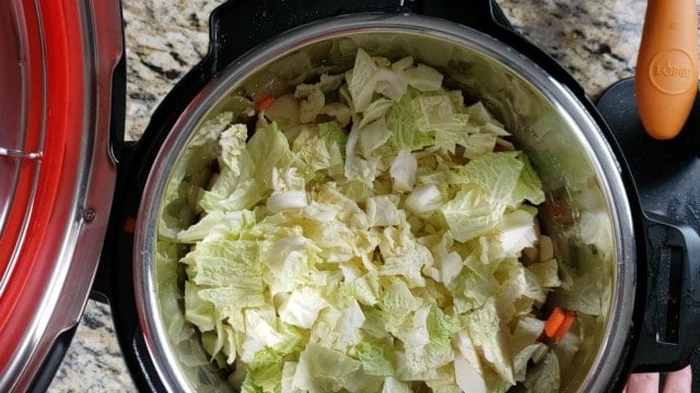 cabbage in an instant pot