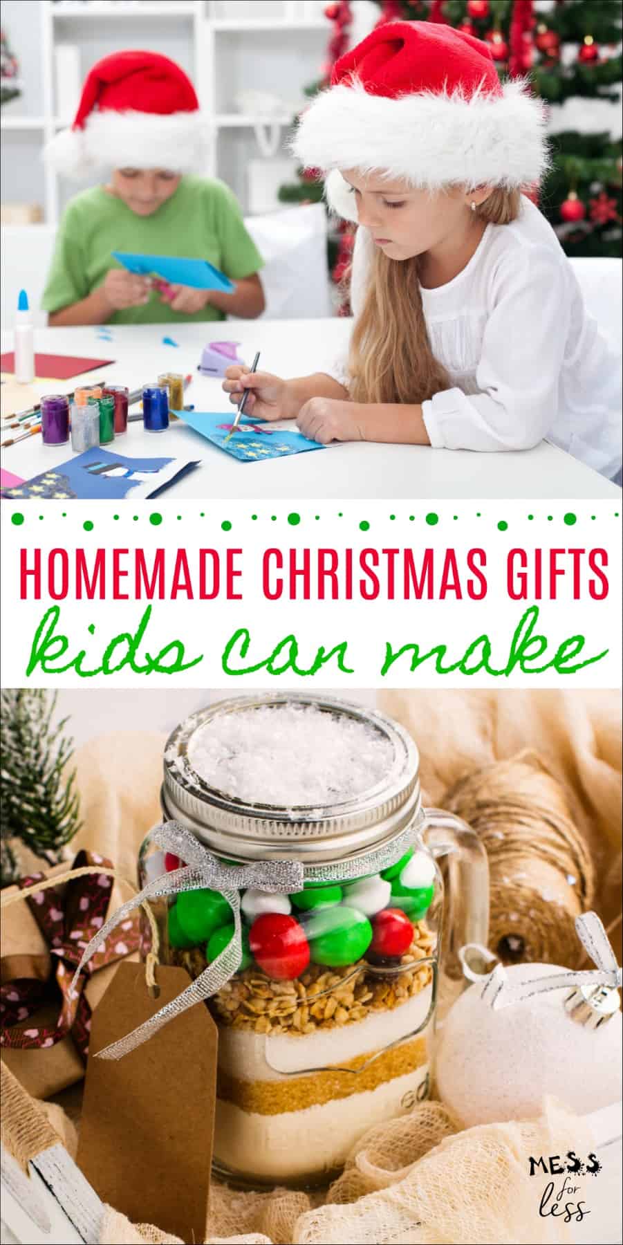 homemade christmas gifts for kids to make