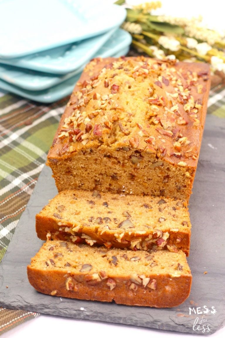Sweet Potato Bread with Pecans Mess for Less