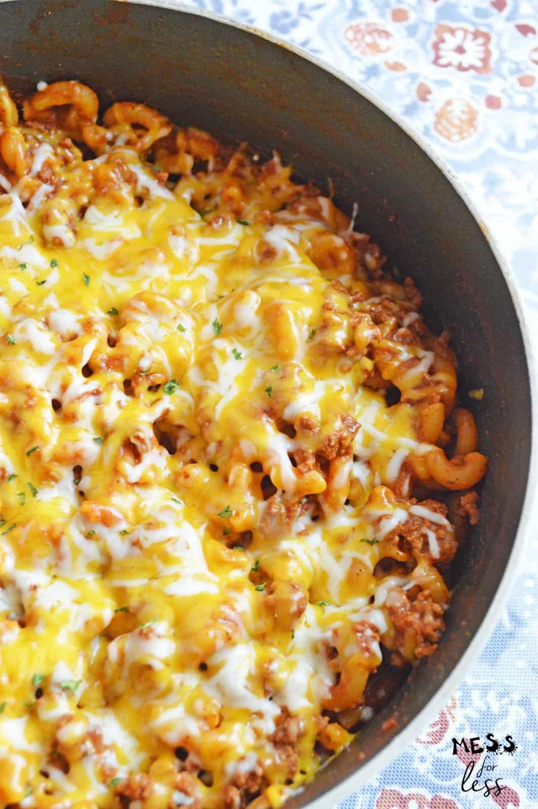 chili mac and cheese easy