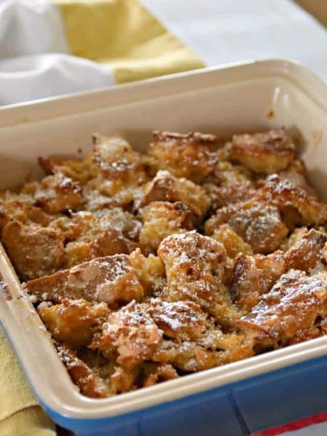 Maple French Toast Bake Mess for Less
