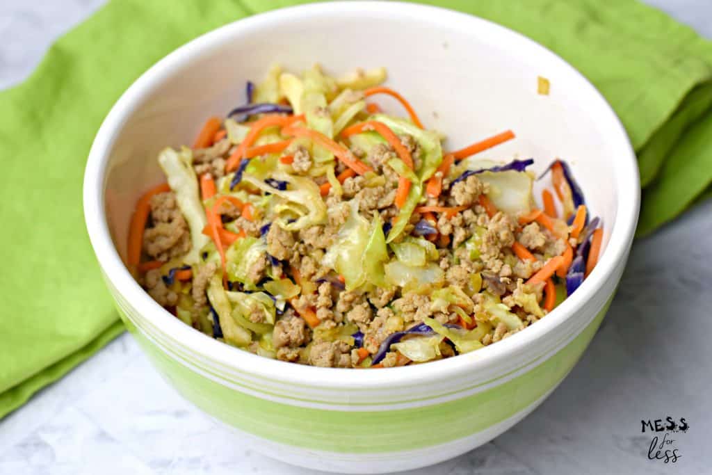 Keto Egg Roll in a Bowl