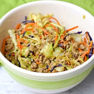 keto egg roll in a bowl 6