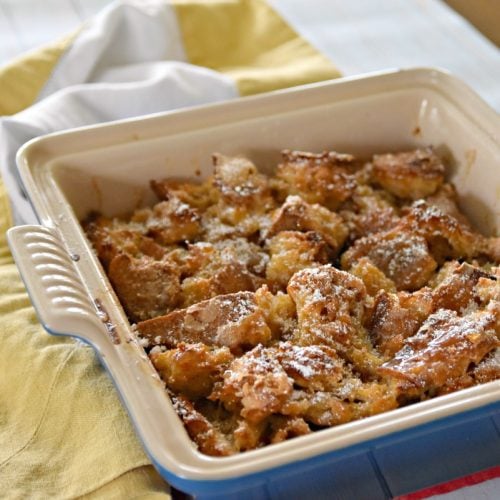 Easy French Toast Casserole - Mess for Less