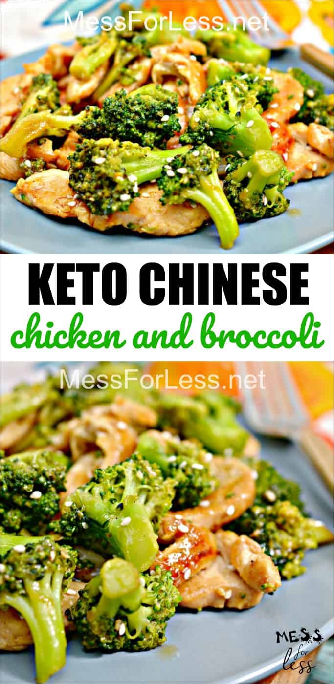 Just because you're on a Keto diet, doesn't mean you have to give up your favorite foods. This Keto Chinese Chicken and Broccoli has all the flavors you love with only 4 net carbs per serving. 