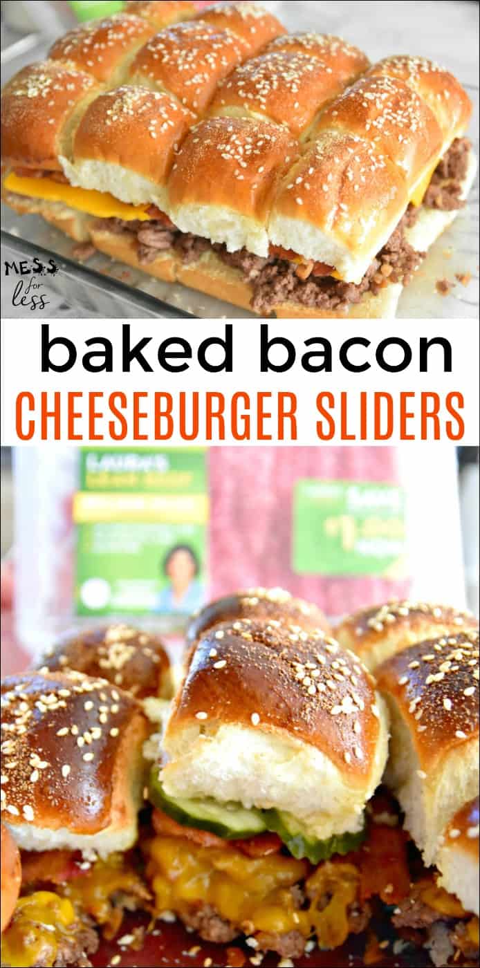 Baked Bacon Cheeseburger Sliders