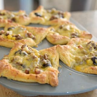 cheesy beef taco crescent cups 23