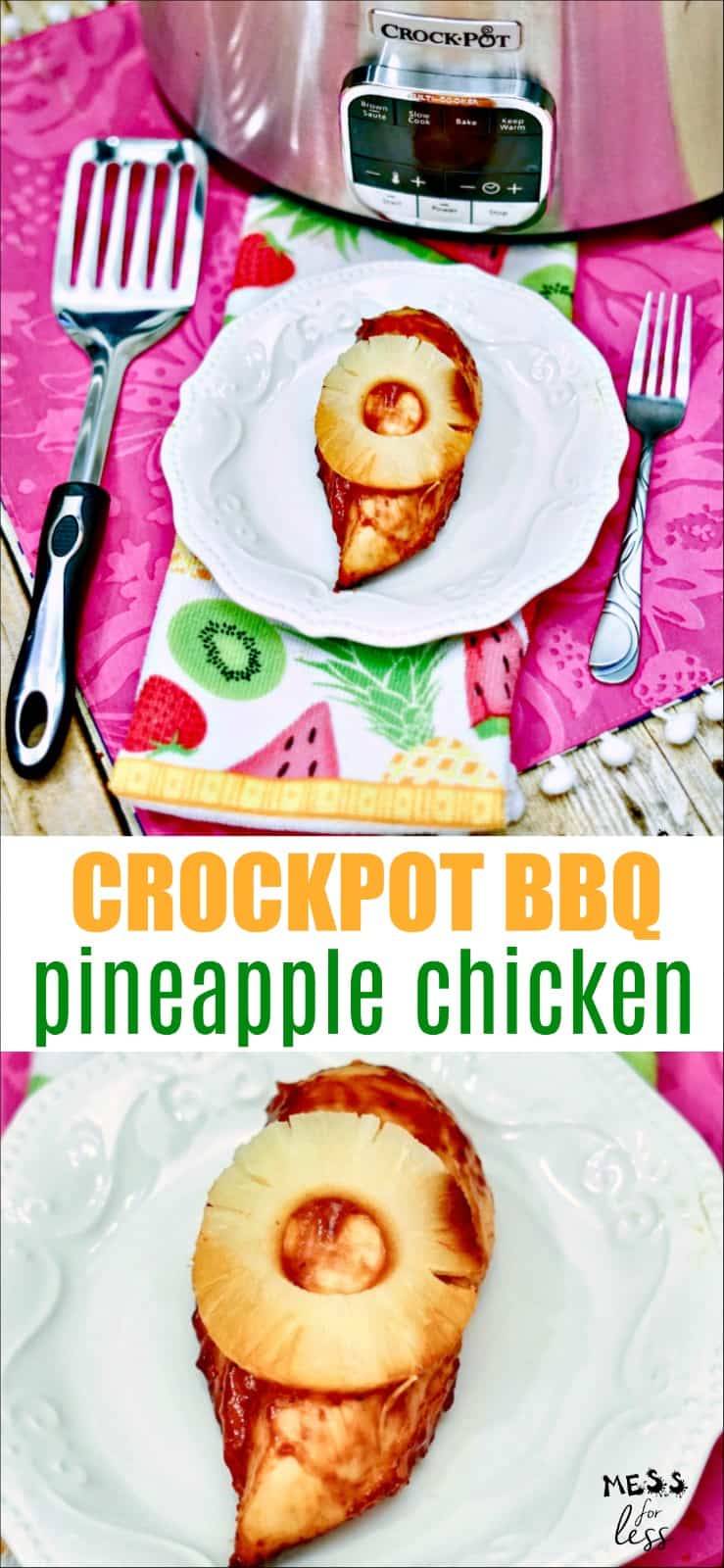 Crockpot Hawaiian BBQ Chicken