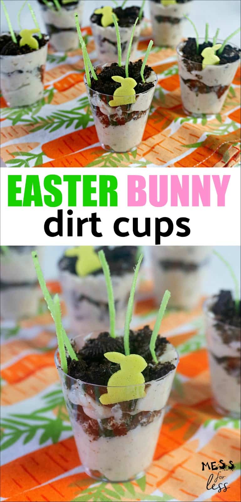 Easter Bunny Dirt Cups