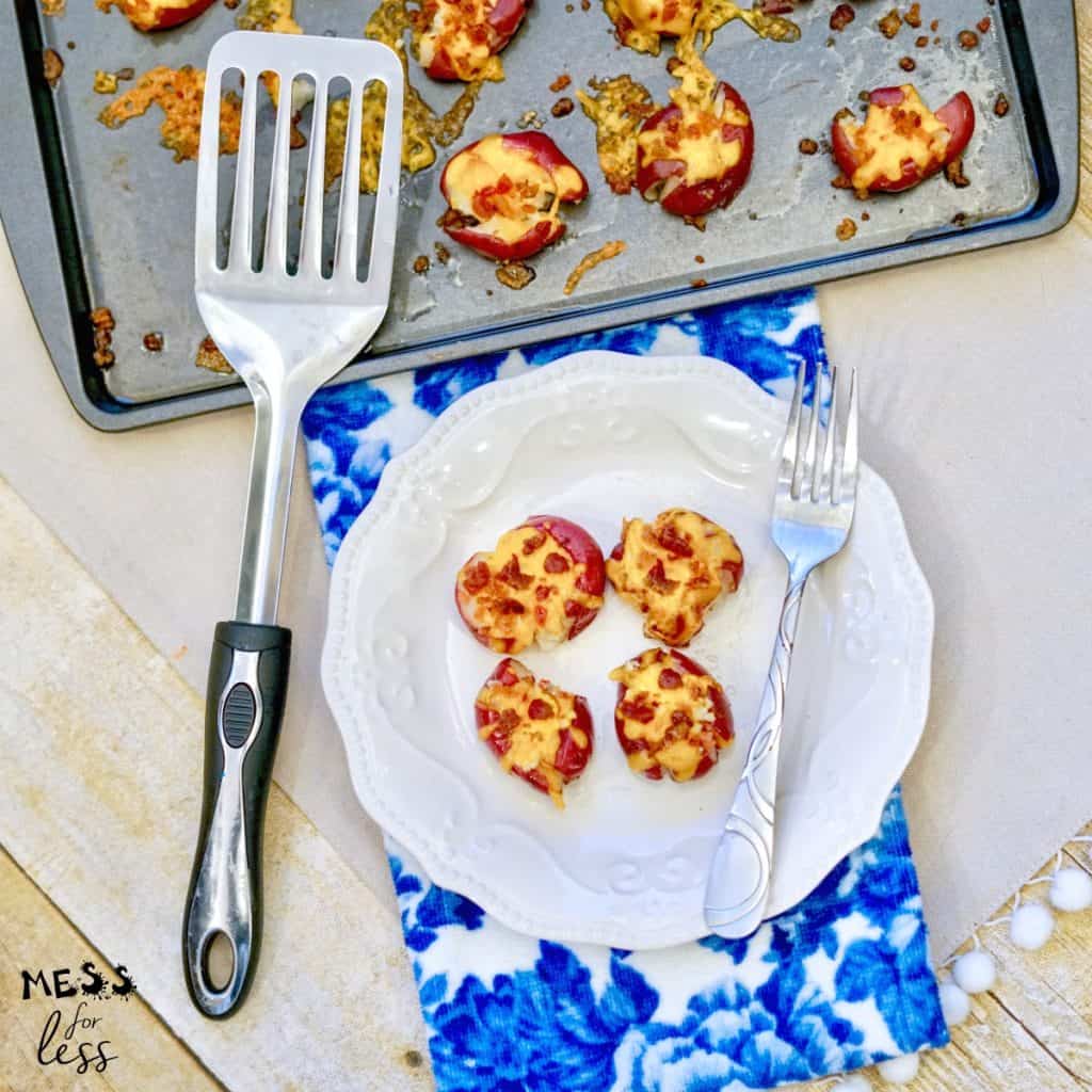 loaded smashed potatoes