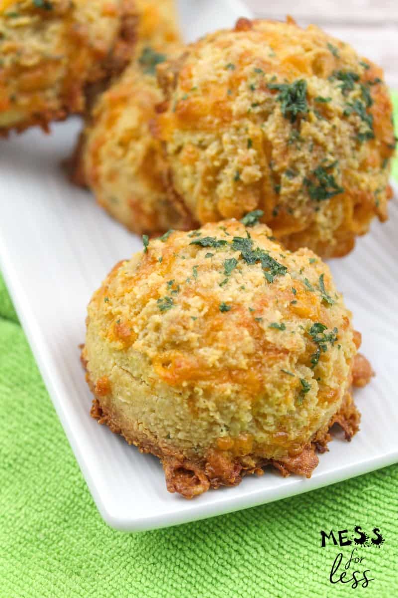 Low Carb and Keto Cheddar Biscuits 9
