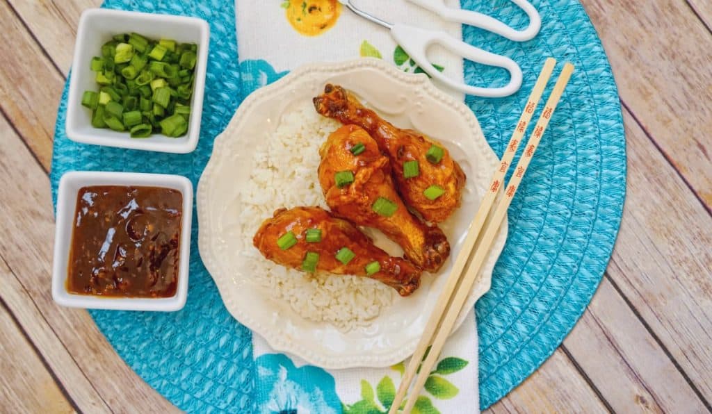 Air fryer teriyaki drumsticks