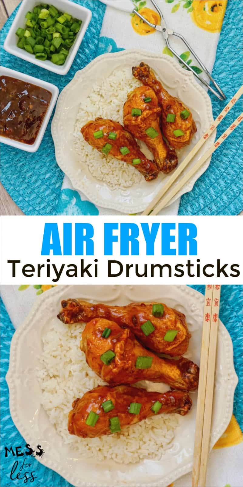 Air Fryer Chicken Teriyaki Drumsticks