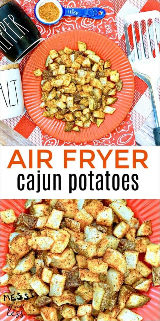 Air fryer Cajun potatoes