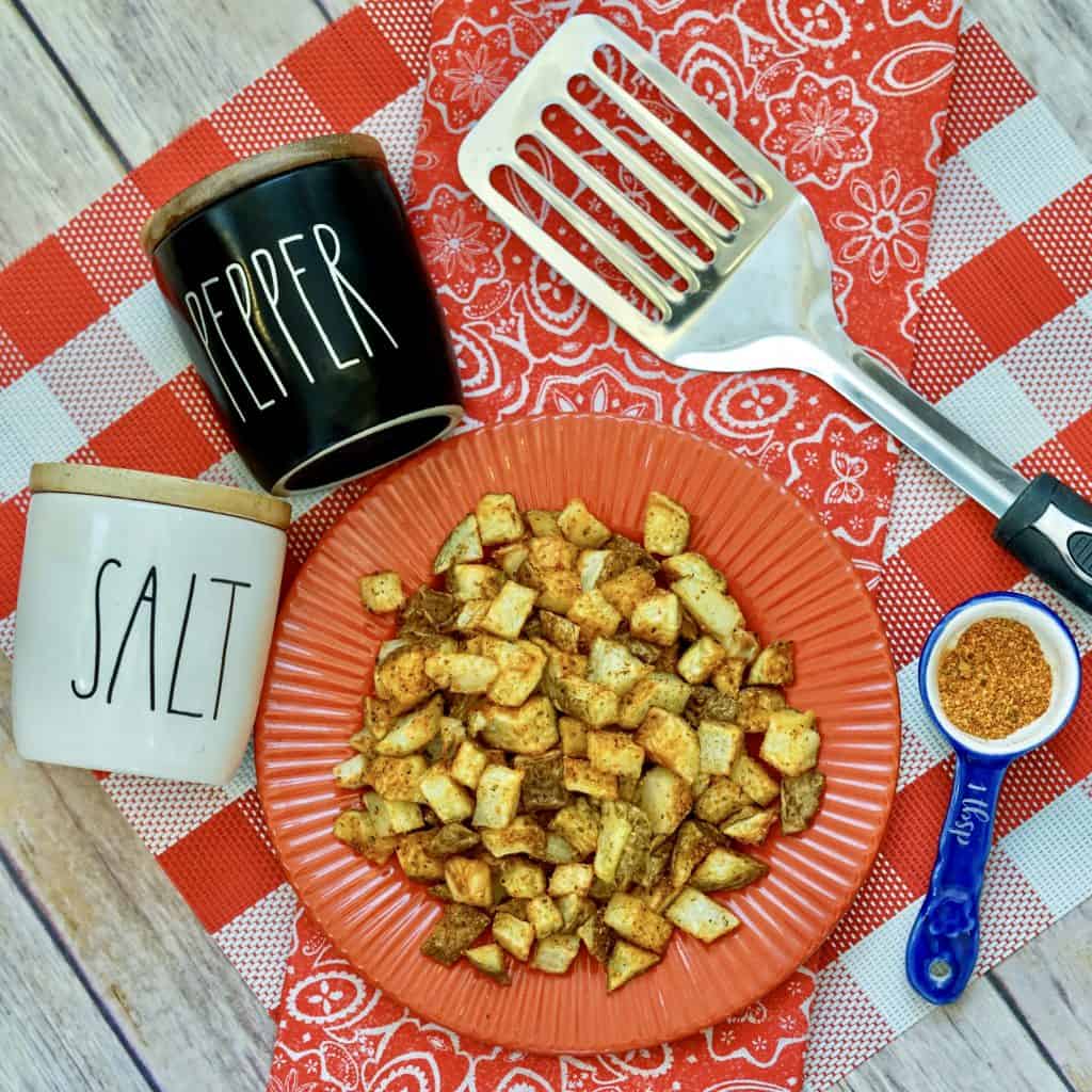 air fryer Cajun potatoes