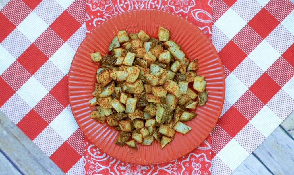 air fryer Cajun potatoes