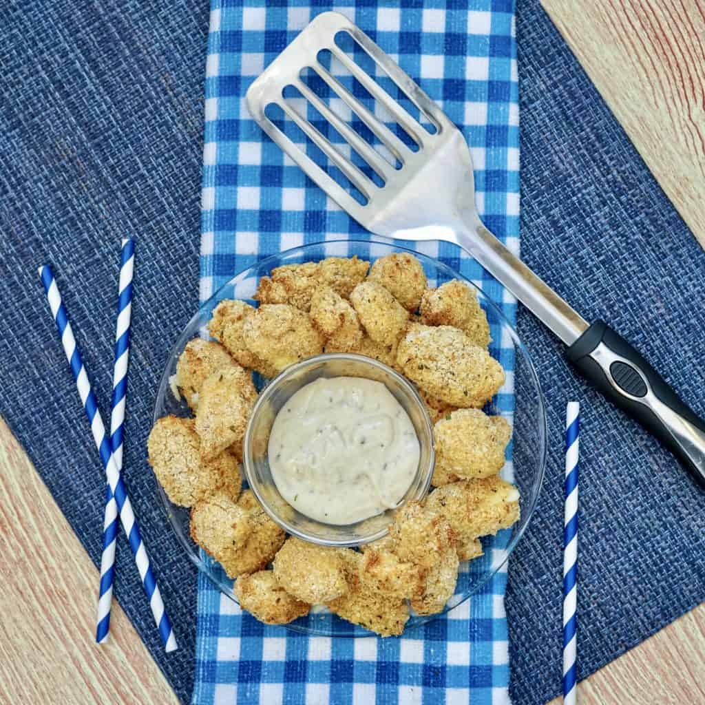 Air Fryer Cheese Curds - Mess for Less