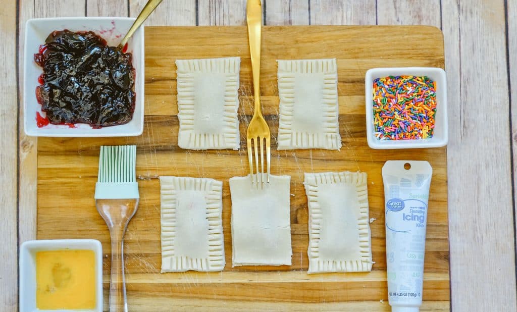 making breakfast pastries