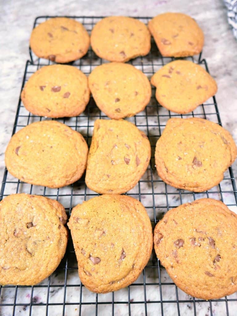 cookies on a cooling rack