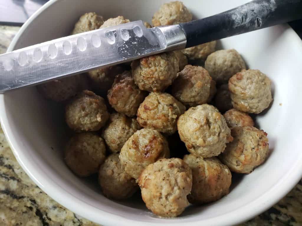 Meatballs cooked in the Instant Pot